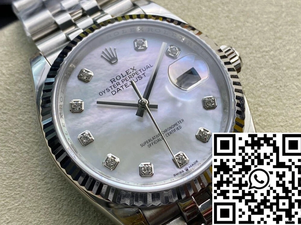 EW Rolex Datejust Dial 31MM Factory Fritillary 178384-NG-63160 1225